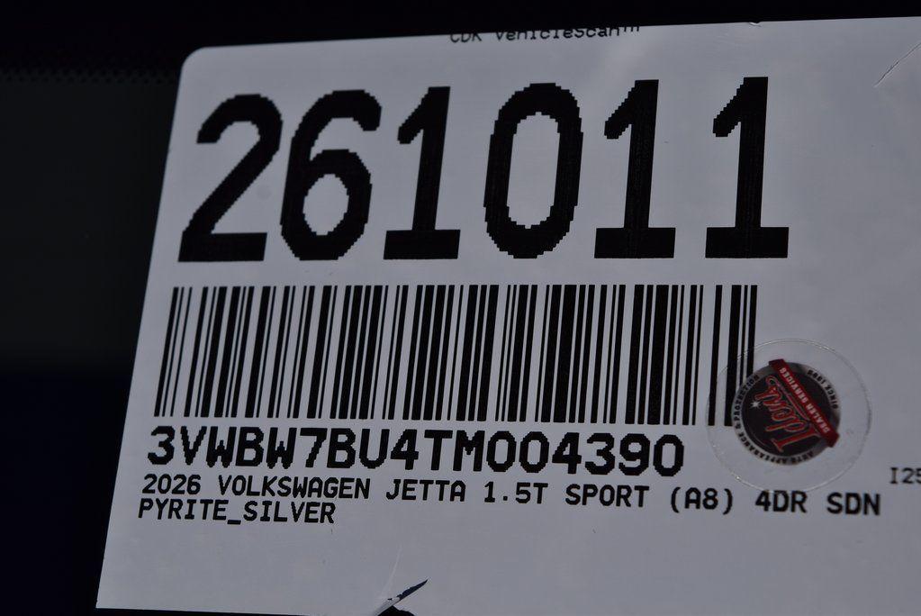 new 2026 Volkswagen Jetta car, priced at $26,876