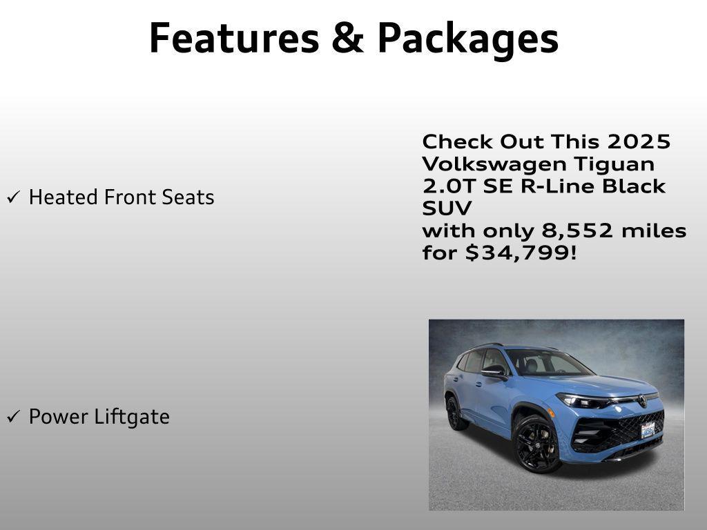 used 2025 Volkswagen Tiguan car, priced at $34,799