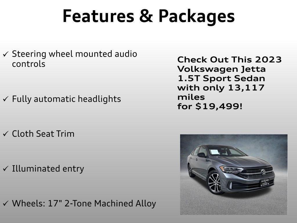 used 2023 Volkswagen Jetta car, priced at $19,499
