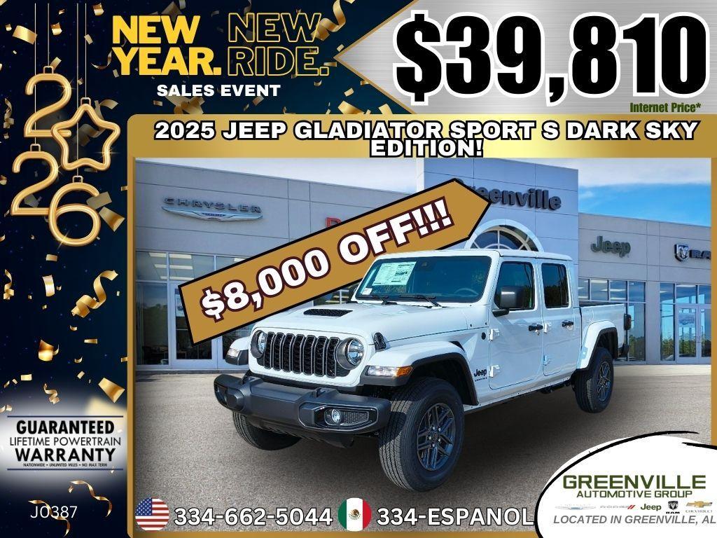new 2025 Jeep Gladiator car, priced at $39,810
