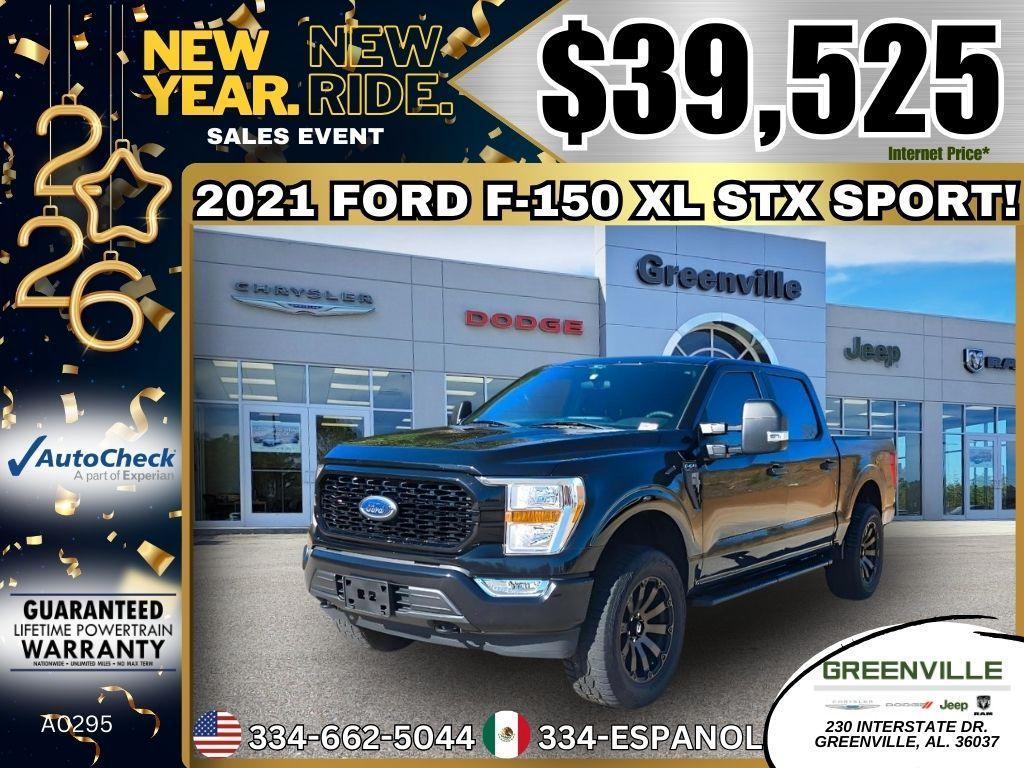 used 2021 Ford F-150 car, priced at $39,525