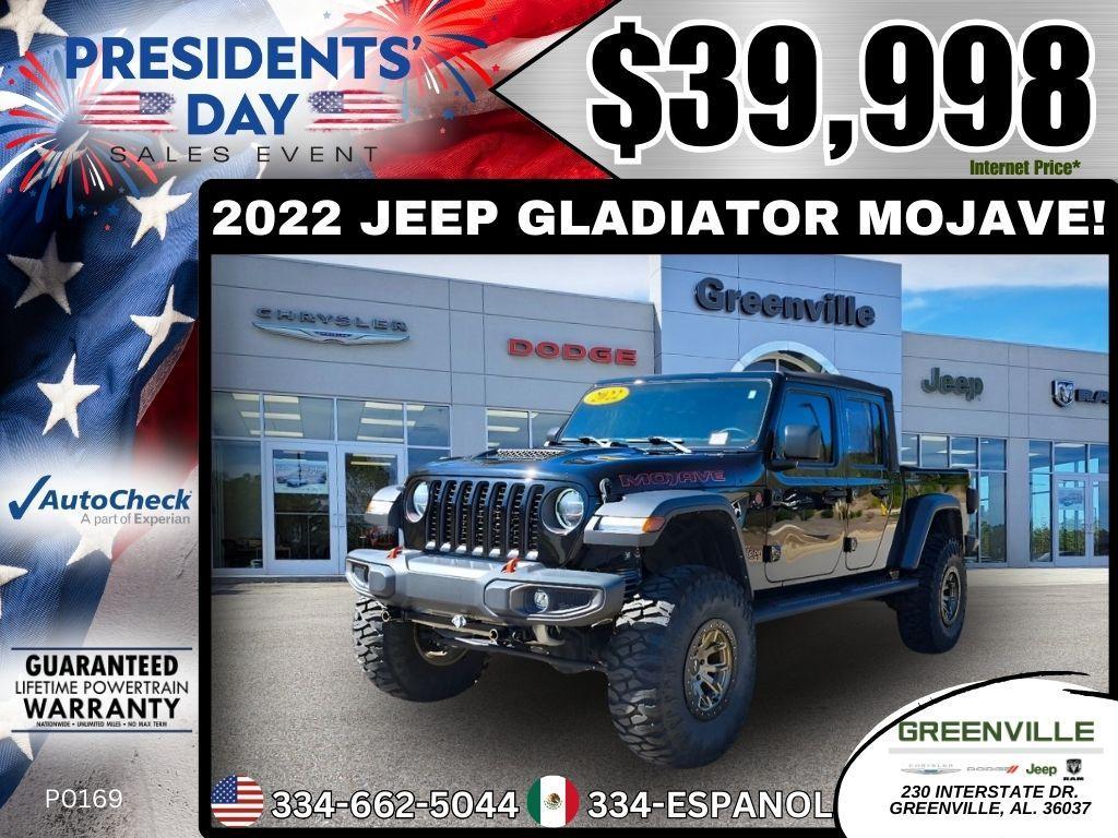 used 2022 Jeep Gladiator car, priced at $39,998