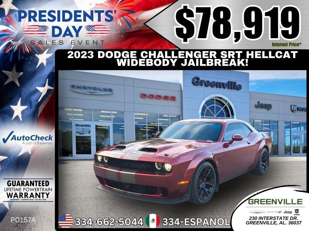 used 2023 Dodge Challenger car, priced at $78,919