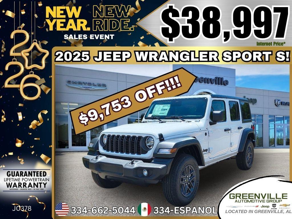 new 2025 Jeep Wrangler car, priced at $38,997