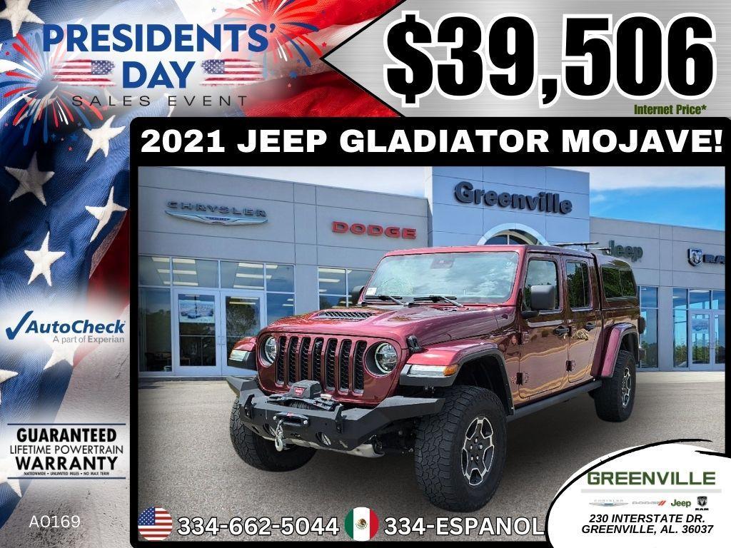 used 2021 Jeep Gladiator car, priced at $39,506