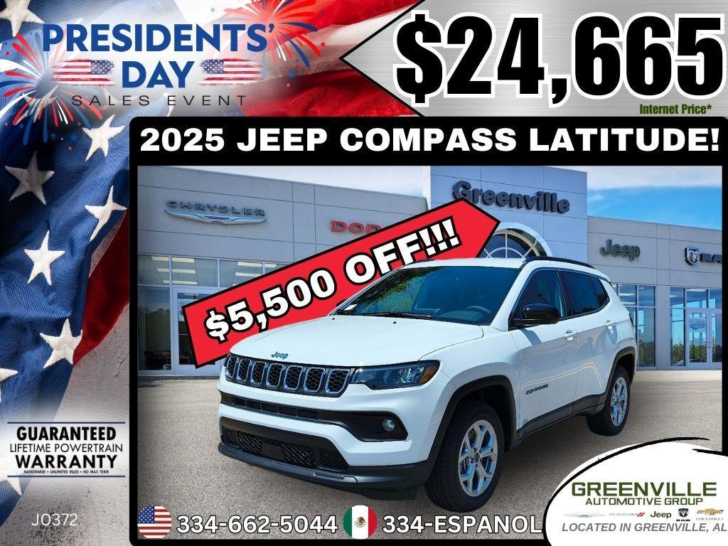new 2025 Jeep Compass car, priced at $24,665