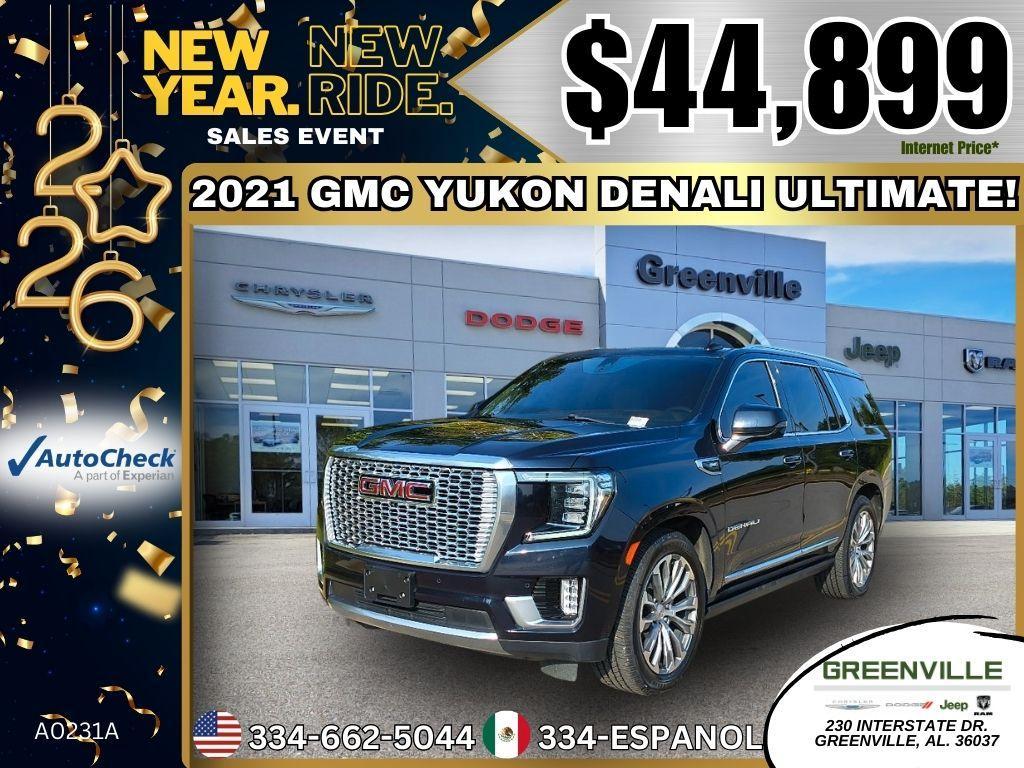 used 2021 GMC Yukon car, priced at $44,899