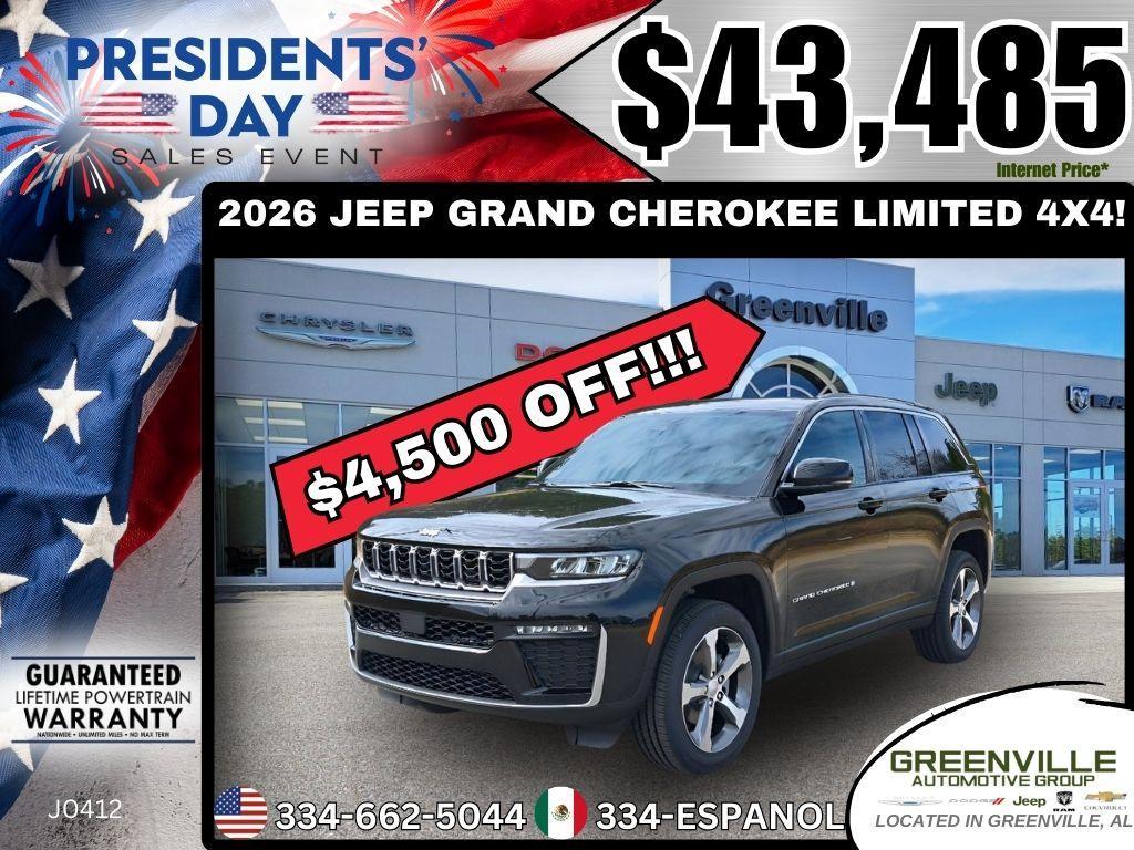 new 2026 Jeep Grand Cherokee car, priced at $43,485