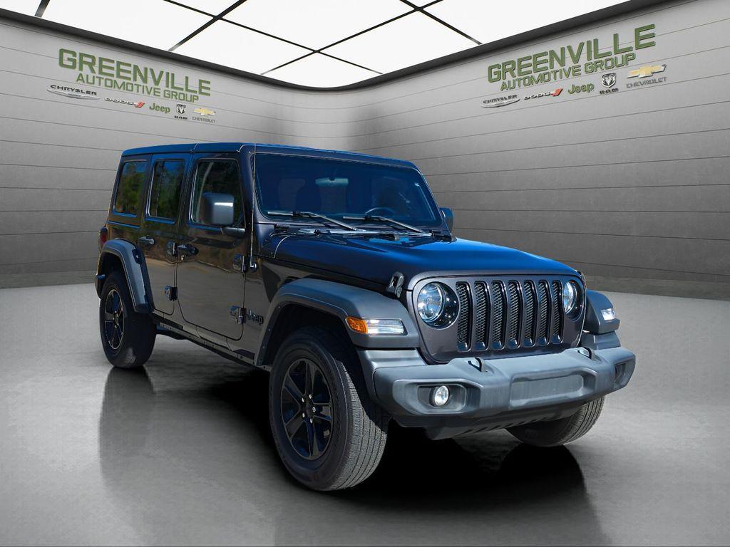 used 2021 Jeep Wrangler Unlimited car, priced at $26,846