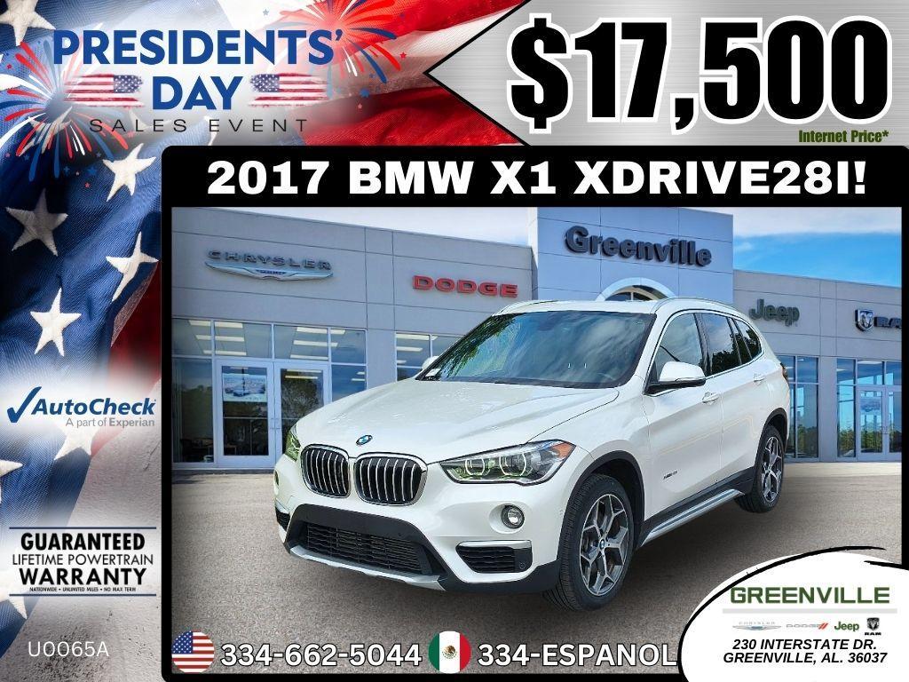 used 2017 BMW X1 car, priced at $17,500