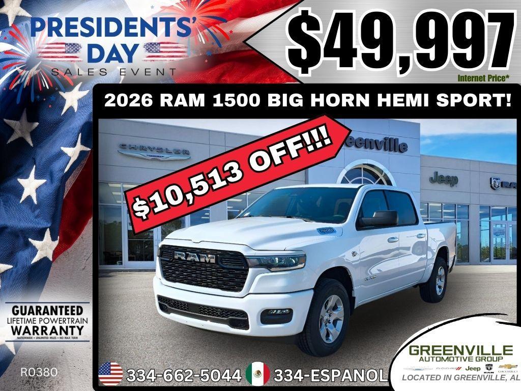 new 2026 Ram 1500 car, priced at $49,997