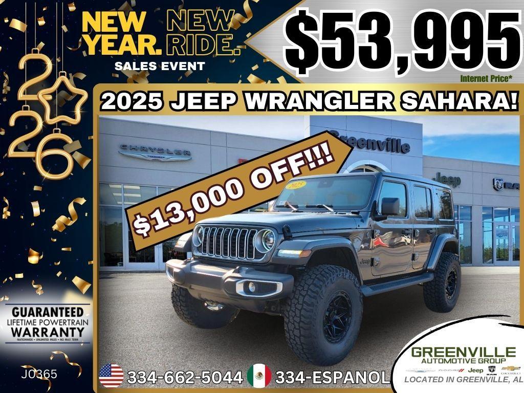 new 2025 Jeep Wrangler car, priced at $53,995