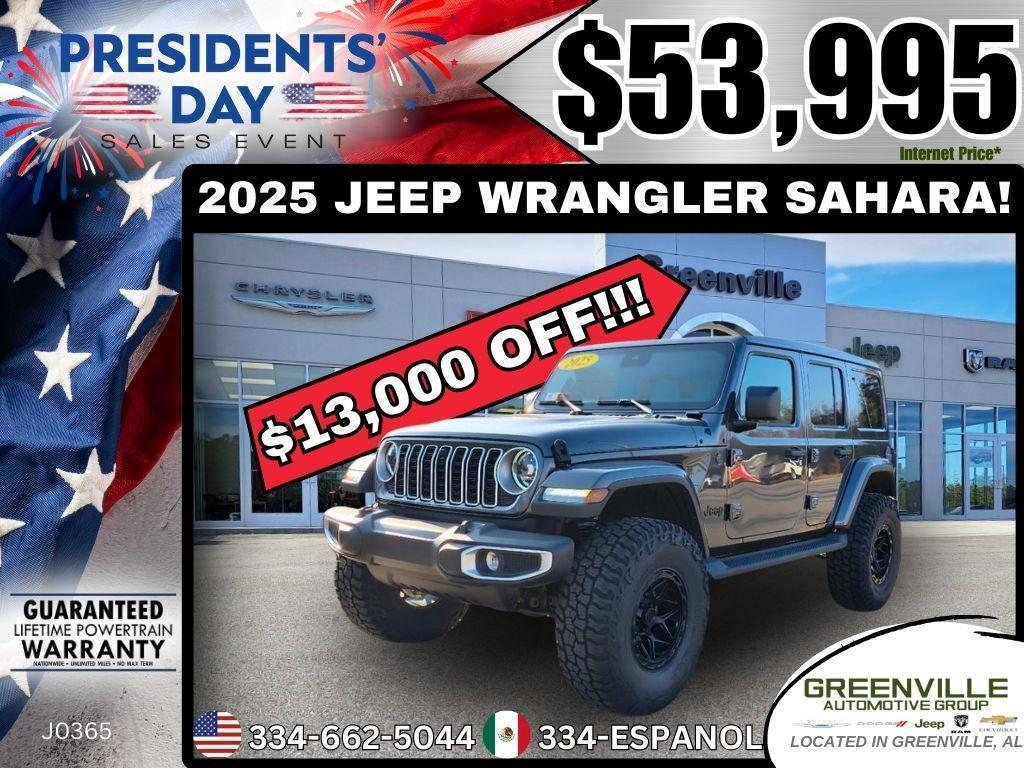 new 2025 Jeep Wrangler car, priced at $53,995