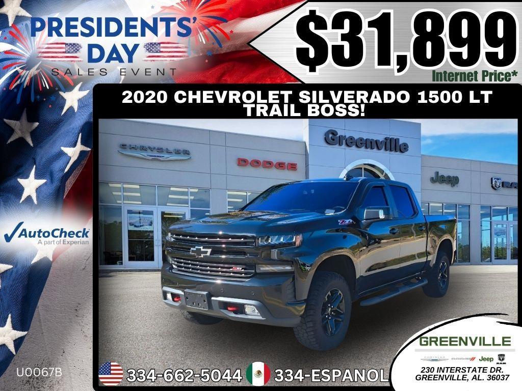 used 2020 Chevrolet Silverado 1500 car, priced at $31,899