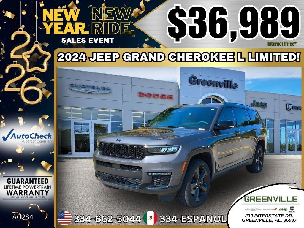used 2024 Jeep Grand Cherokee L car, priced at $36,989