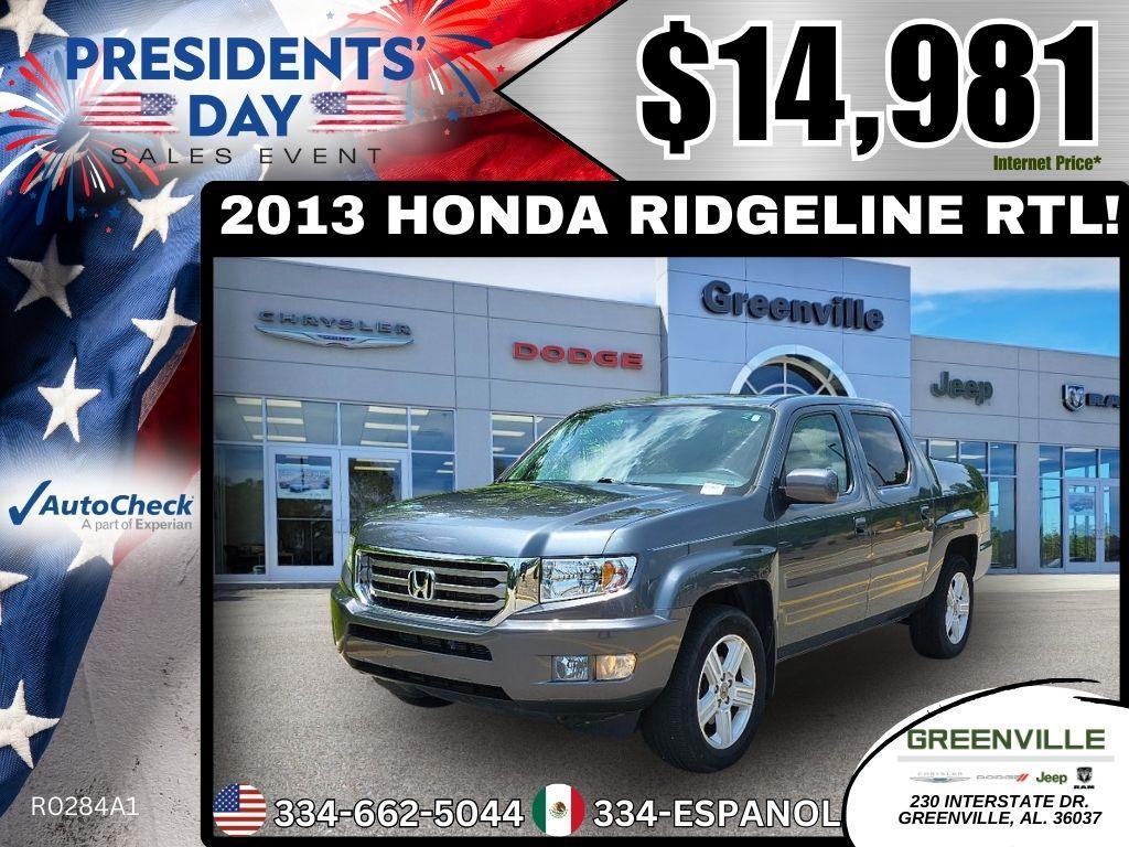 used 2013 Honda Ridgeline car, priced at $14,981