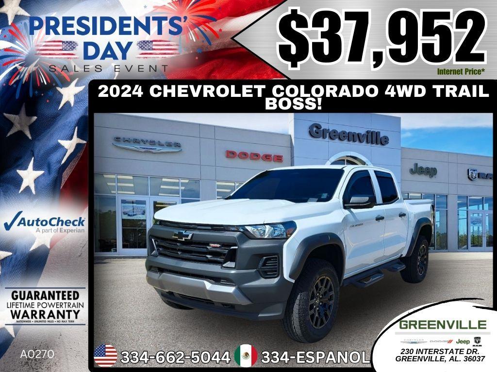 used 2024 Chevrolet Colorado car, priced at $37,952
