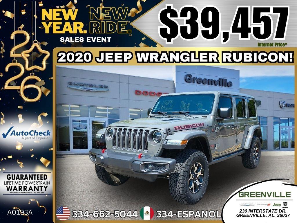 used 2020 Jeep Wrangler Unlimited car, priced at $39,457