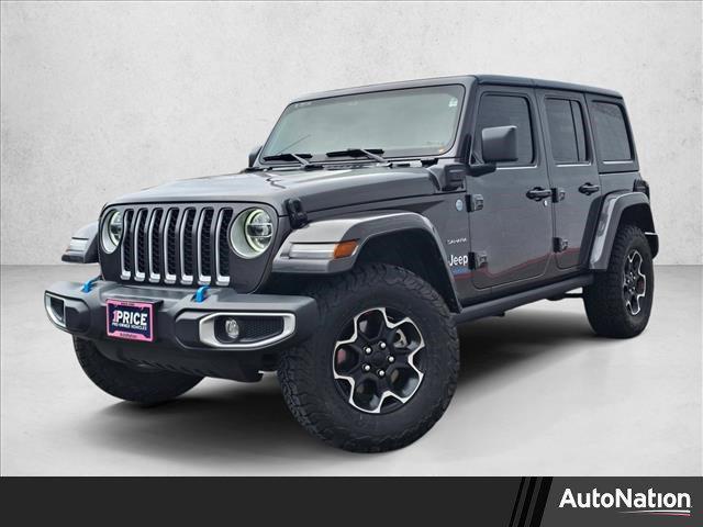 used 2022 Jeep Wrangler Unlimited 4xe car, priced at $28,731