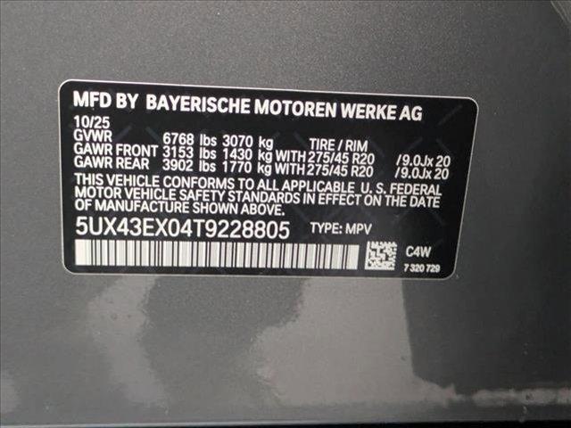 new 2026 BMW X6 car, priced at $104,175