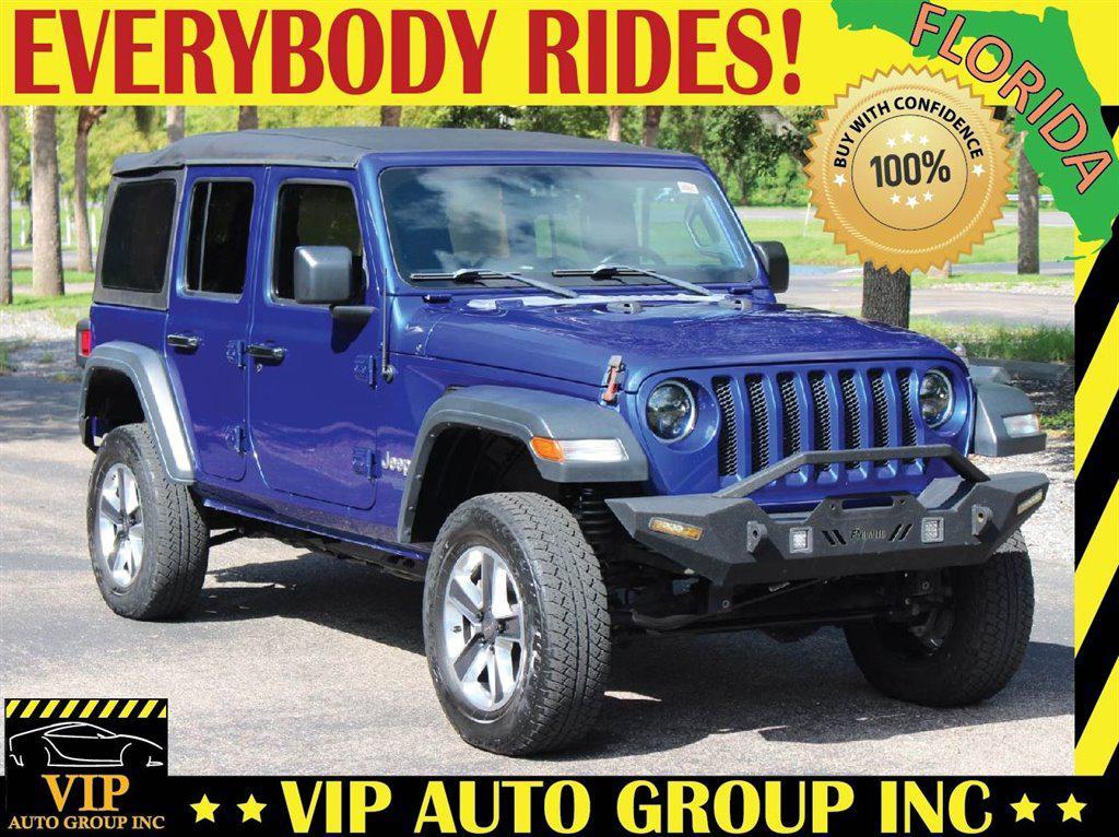 used 2020 Jeep Wrangler Unlimited car, priced at $24,995