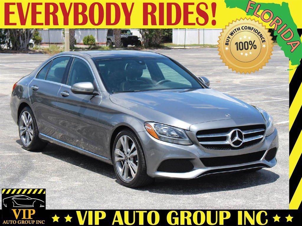used 2018 Mercedes-Benz C-Class car, priced at $15,995