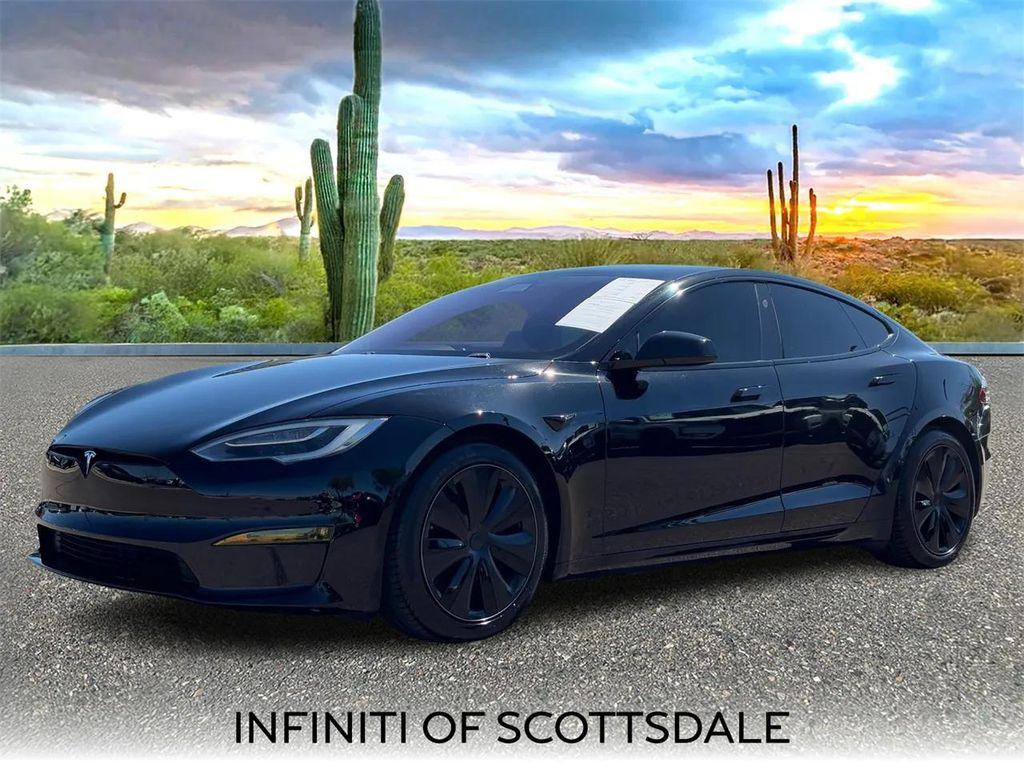 used 2021 Tesla Model S car, priced at $50,987