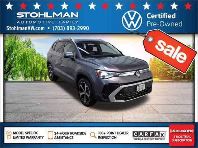 used 2025 Volkswagen Taos car, priced at $29,960