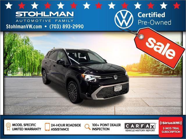used 2025 Volkswagen Taos car, priced at $26,970