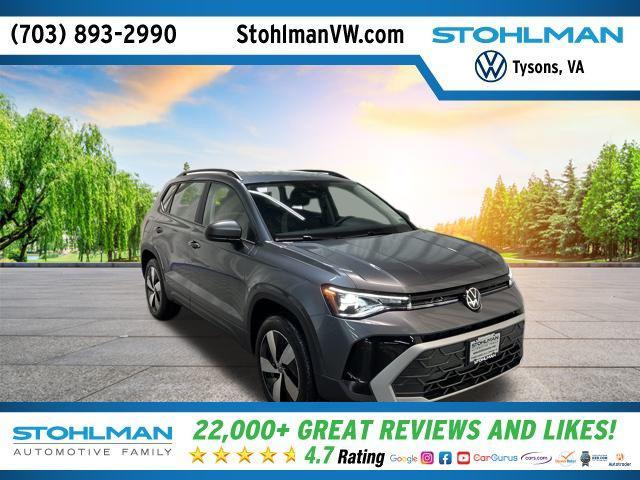 new 2025 Volkswagen Taos car, priced at $23,285