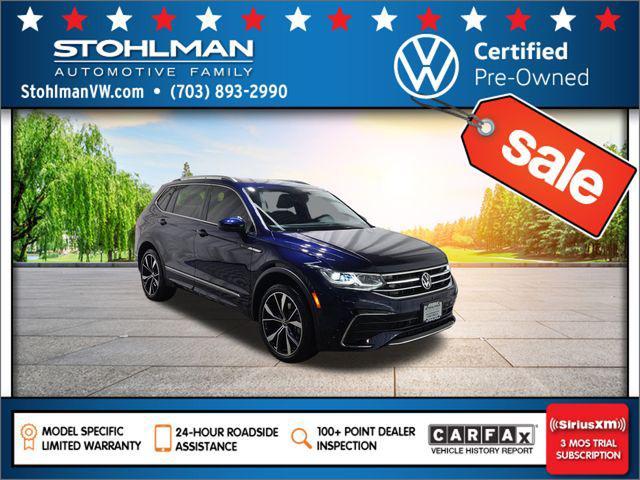 used 2022 Volkswagen Tiguan car, priced at $27,490