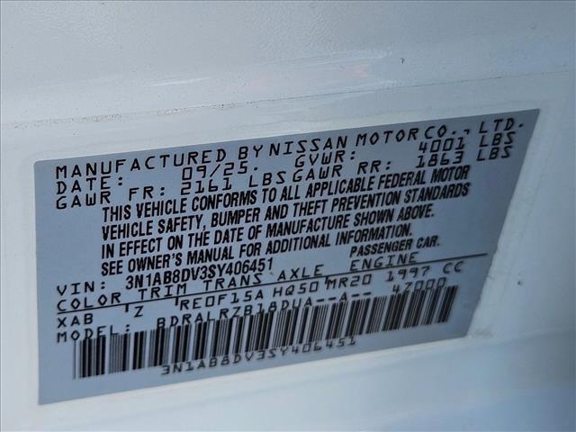 new 2025 Nissan Sentra car, priced at $23,545