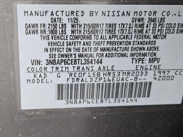 new 2026 Nissan Kicks car, priced at $26,445