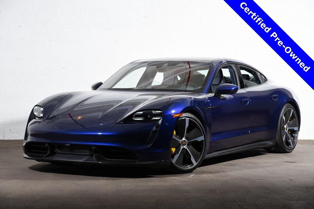 used 2024 Porsche Taycan car, priced at $153,388