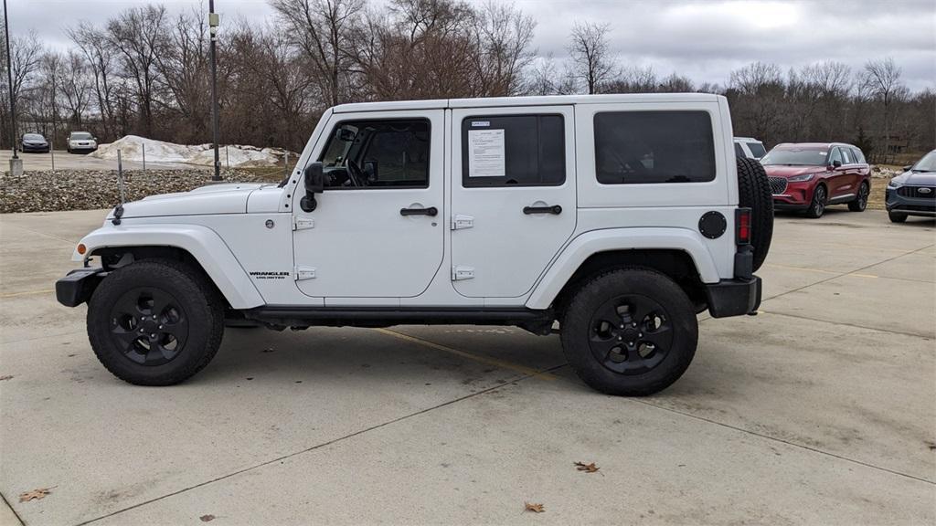 used 2015 Jeep Wrangler Unlimited car, priced at $19,919