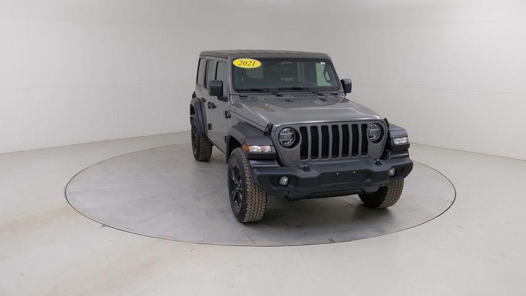 used 2021 Jeep Wrangler Unlimited car, priced at $28,293