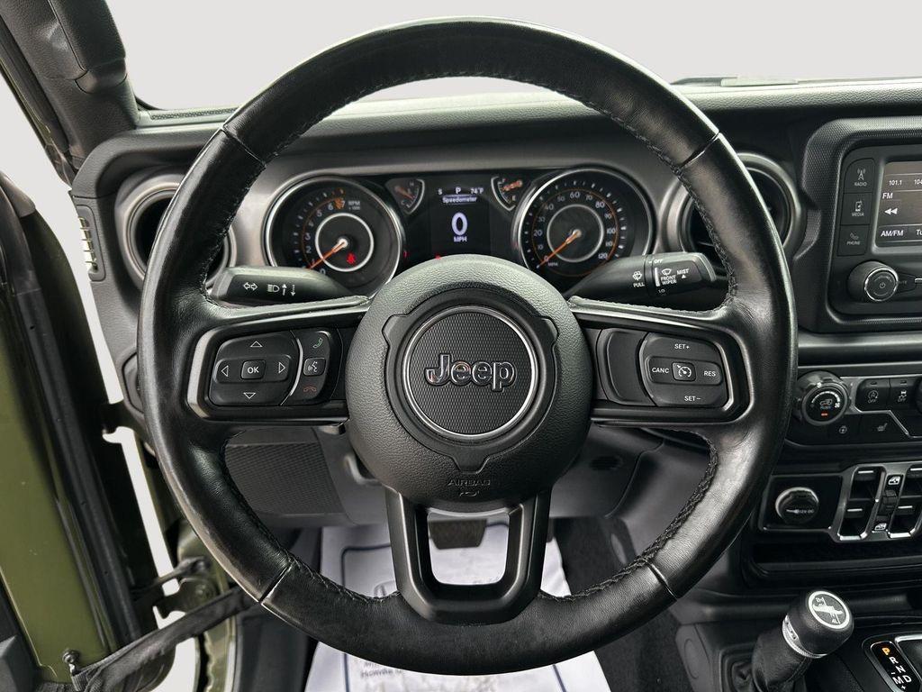 used 2021 Jeep Wrangler car, priced at $25,000