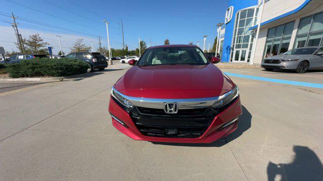 2018 Radiant Red Metallic Honda Accord Hybrid