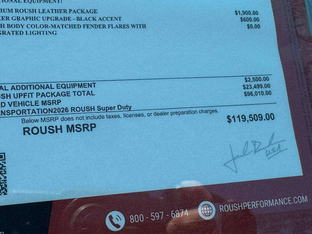 new 2026 Ford F-250 car, priced at $119,509