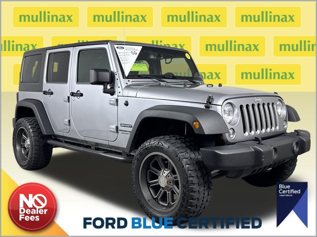 used 2018 Jeep Wrangler JK Unlimited car, priced at $21,000