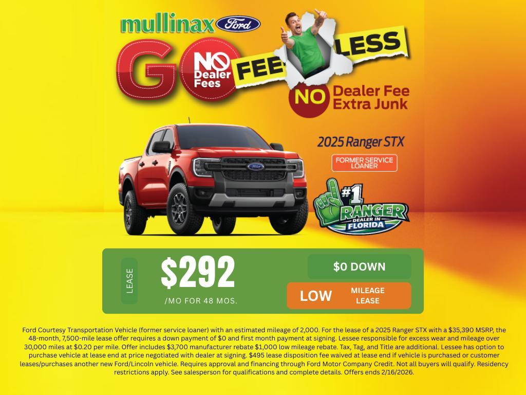 new 2025 Ford Ranger car, priced at $30,774