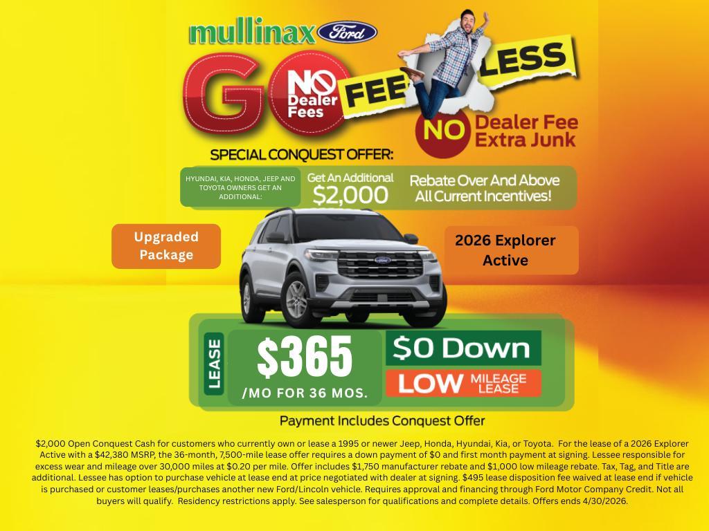 new 2026 Ford Explorer car, priced at $34,372