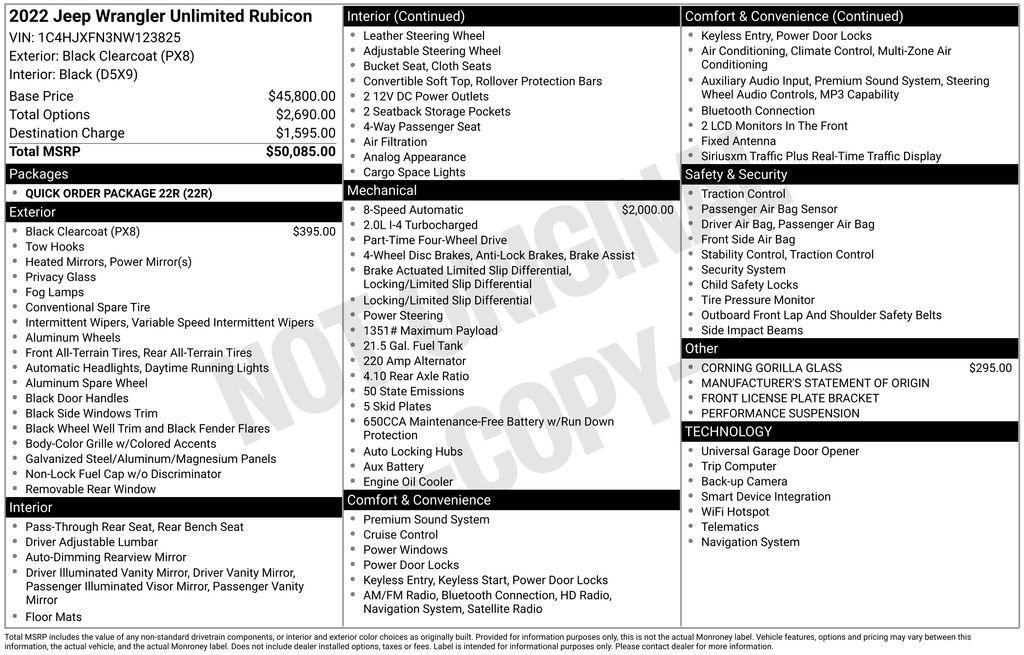 used 2022 Jeep Wrangler Unlimited car, priced at $32,651
