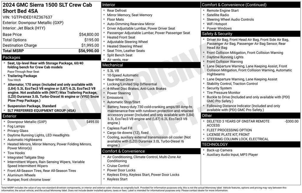 used 2024 GMC Sierra 1500 car, priced at $38,605