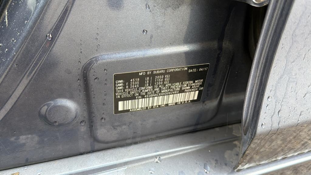 used 2017 Subaru Legacy car, priced at $10,990