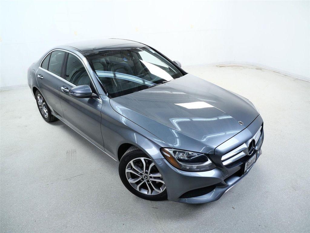 used 2018 Mercedes-Benz C-Class car, priced at $15,806