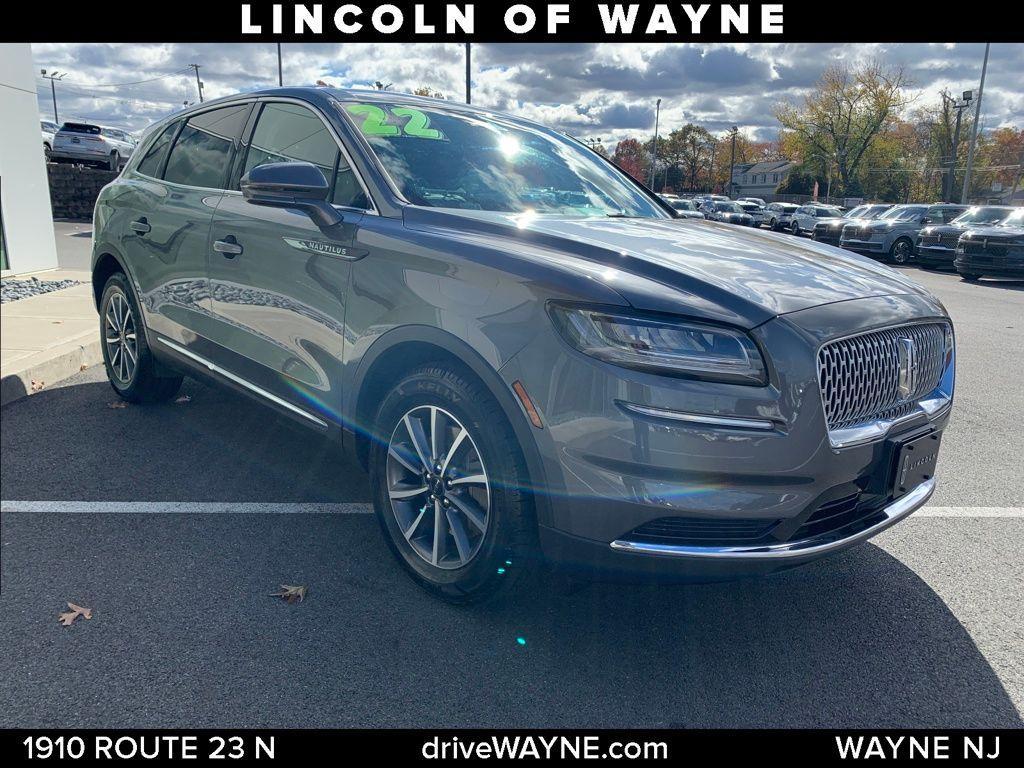 used 2022 Lincoln Nautilus car, priced at $27,322