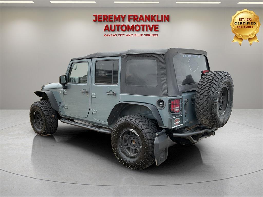 used 2015 Jeep Wrangler Unlimited car, priced at $20,200