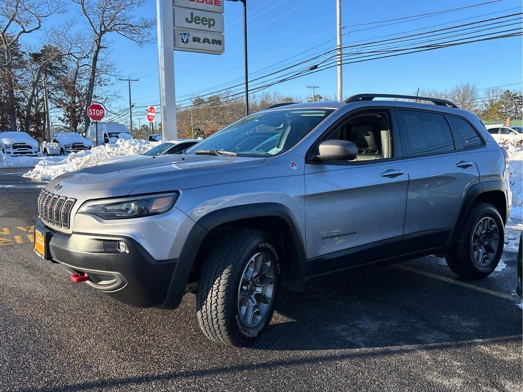 used 2021 Jeep Cherokee car, priced at $21,875