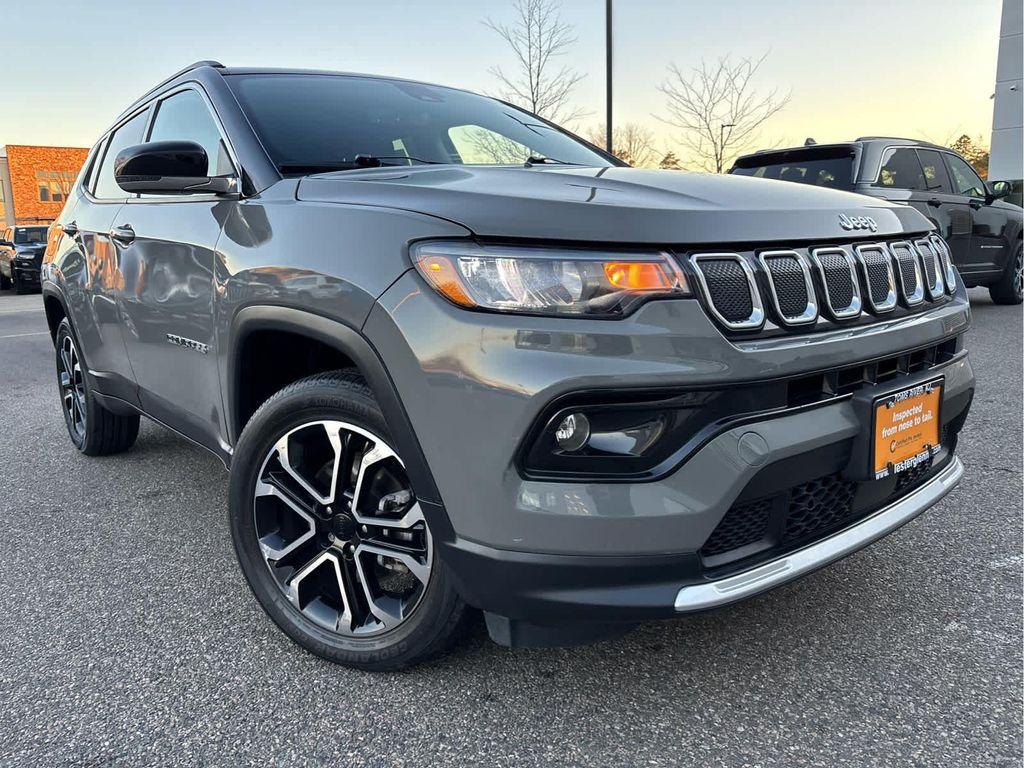 used 2022 Jeep Compass car, priced at $22,377
